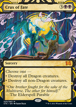 Crux of Fate (Foil Etched) [Strixhaven: Mystical Archive] MTG Single Magic: The Gathering | Red Claw Gaming