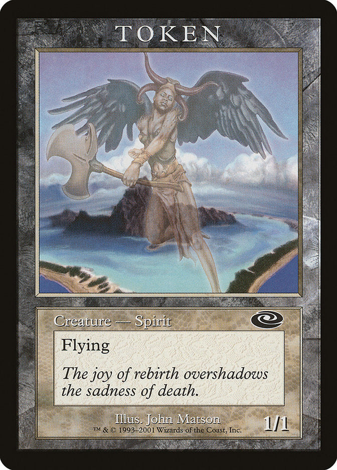 Spirit Token [Magic Player Rewards 2001] MTG Single Magic: The Gathering | Red Claw Gaming