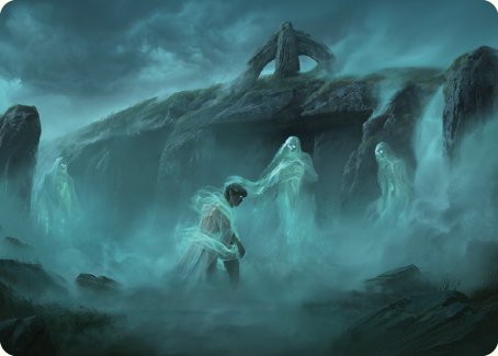 Fog on the Barrow-Downs Art Card [The Lord of the Rings: Tales of Middle-earth Art Series] MTG Single Magic: The Gathering | Red Claw Gaming