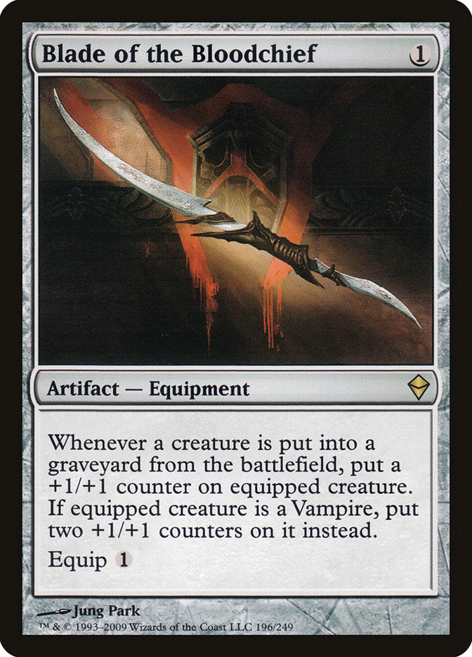 Blade of the Bloodchief [Zendikar] MTG Single Magic: The Gathering | Red Claw Gaming
