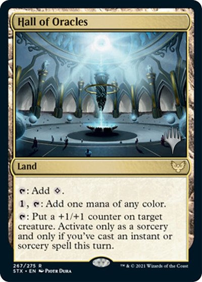 Hall of Oracles (Promo Pack) [Strixhaven: School of Mages Promos] MTG Single Magic: The Gathering | Red Claw Gaming