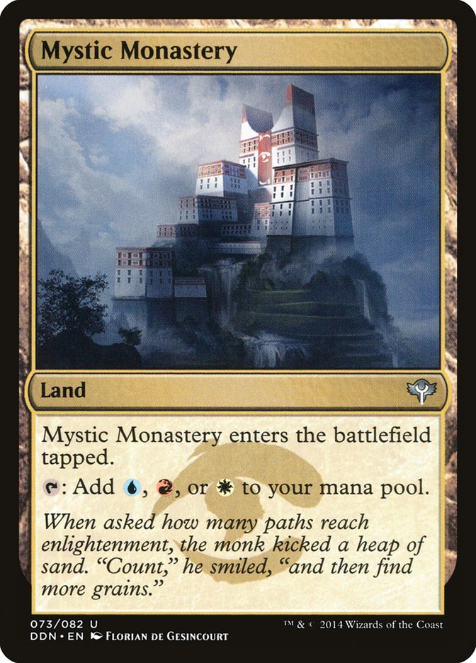 Mystic Monastery [Duel Decks: Speed vs. Cunning] MTG Single Magic: The Gathering | Red Claw Gaming