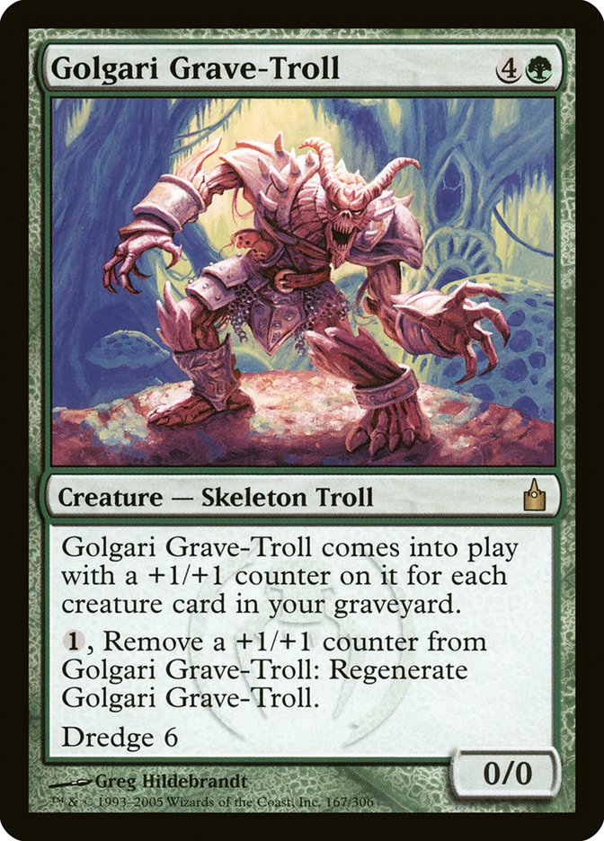 Golgari Grave-Troll [Ravnica: City of Guilds] MTG Single Magic: The Gathering | Red Claw Gaming