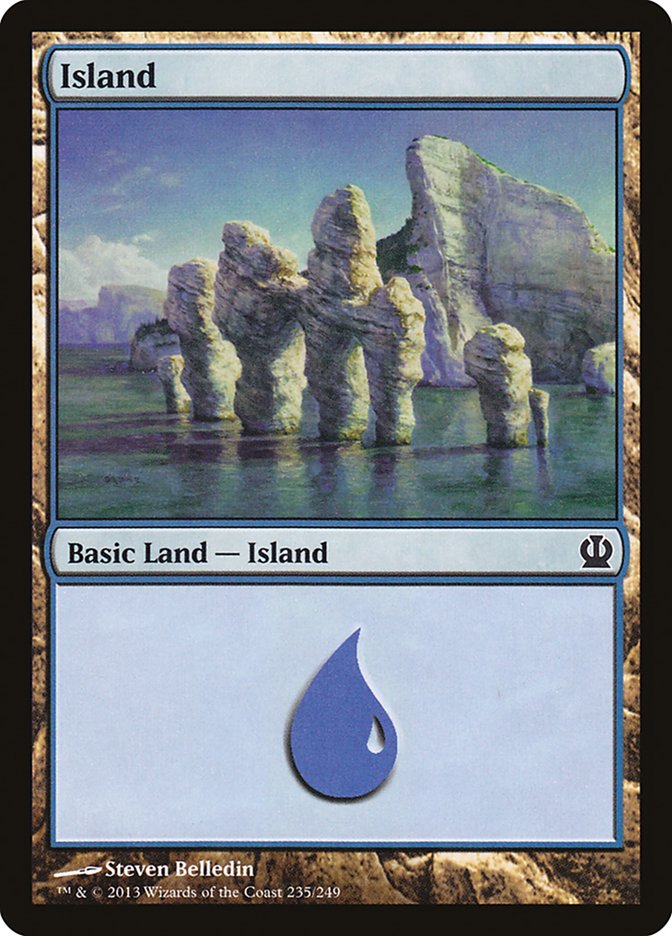 Island (235) [Theros] MTG Single Magic: The Gathering | Red Claw Gaming