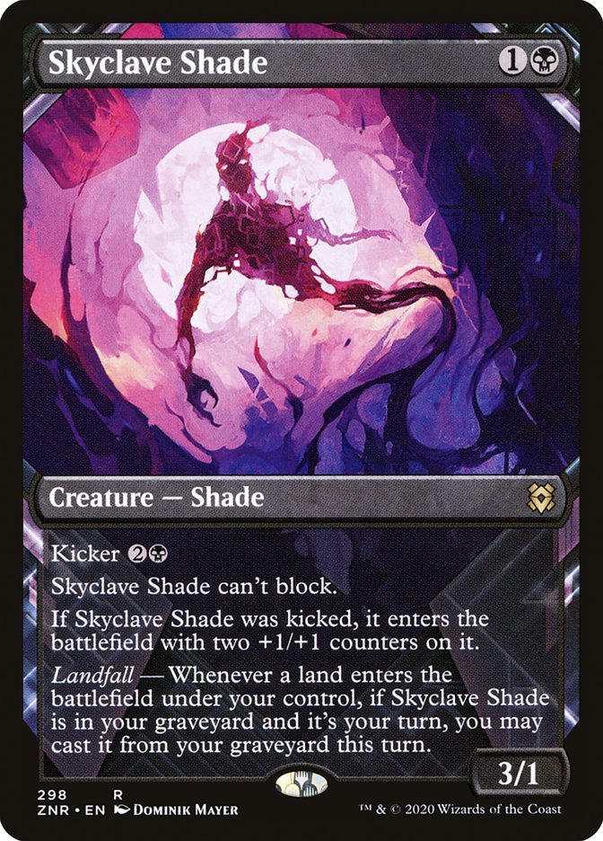 Skyclave Shade (Showcase) [Zendikar Rising] MTG Single Magic: The Gathering | Red Claw Gaming