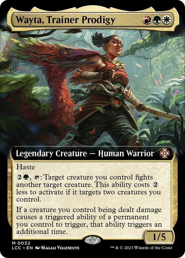 Wayta, Trainer Prodigy (Extended Art) [The Lost Caverns of Ixalan Commander] MTG Single Magic: The Gathering | Red Claw Gaming