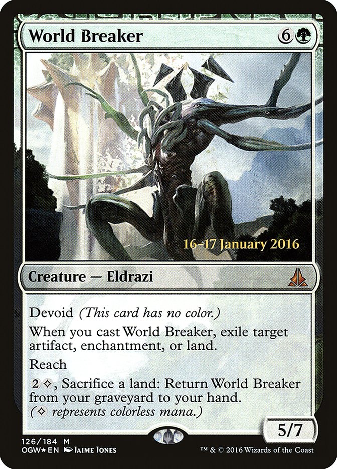 World Breaker [Oath of the Gatewatch Prerelease Promos] MTG Single Magic: The Gathering | Red Claw Gaming