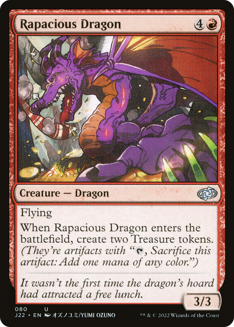 Rapacious Dragon [Jumpstart 2022] MTG Single Magic: The Gathering | Red Claw Gaming