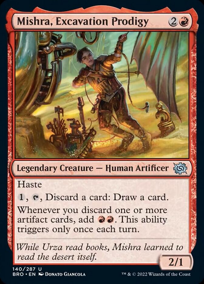 Mishra, Excavation Prodigy [The Brothers' War] MTG Single Magic: The Gathering | Red Claw Gaming