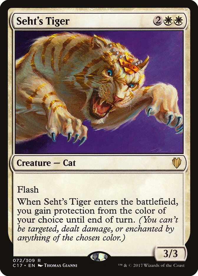 Seht's Tiger [Commander 2017] MTG Single Magic: The Gathering | Red Claw Gaming