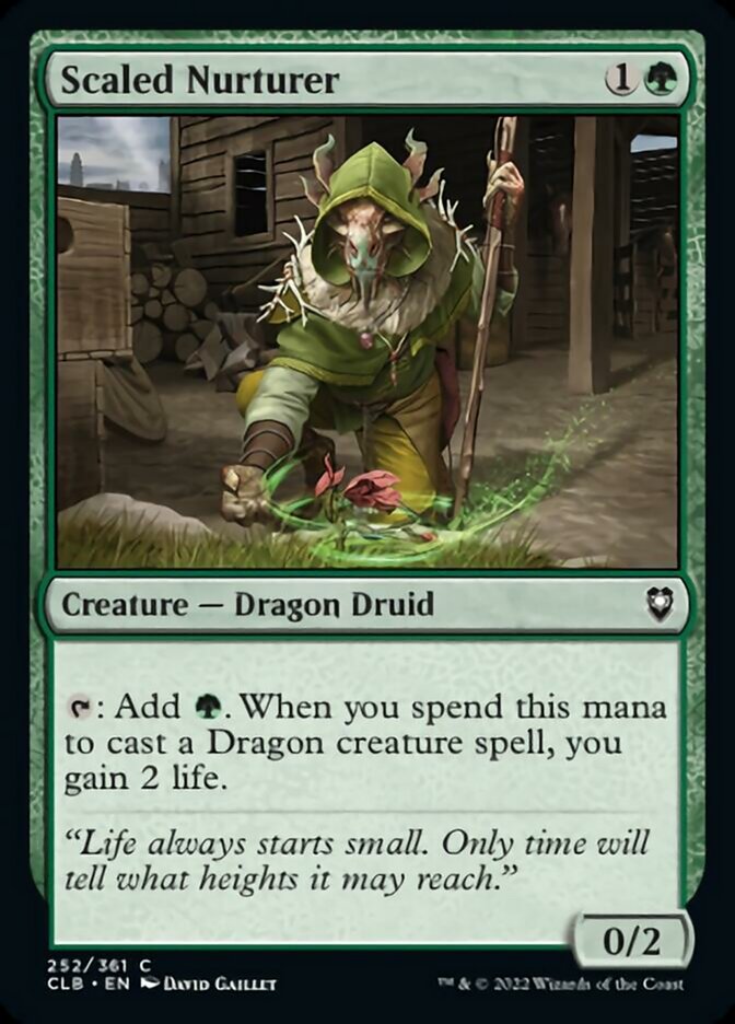 Scaled Nurturer [Commander Legends: Battle for Baldur's Gate] MTG Single Magic: The Gathering | Red Claw Gaming