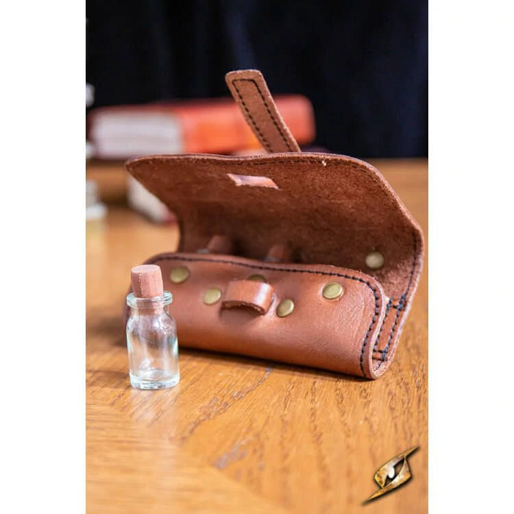 Potion Holder 3 Piece Brown LARP Calimacil | Red Claw Gaming