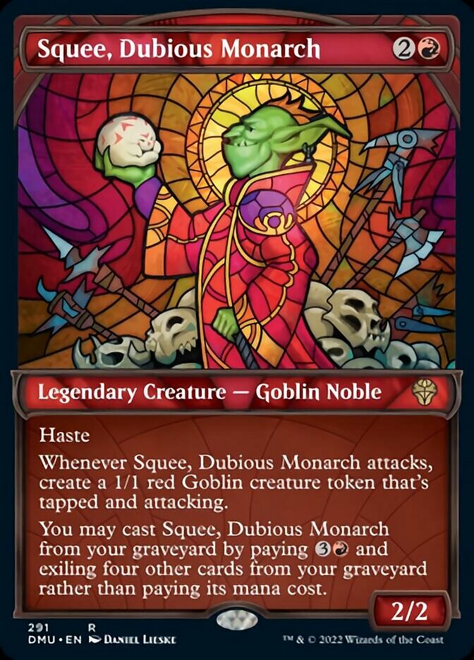 Squee, Dubious Monarch (Showcase) [Dominaria United] MTG Single Magic: The Gathering | Red Claw Gaming