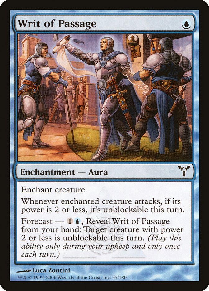 Writ of Passage [Dissension] MTG Single Magic: The Gathering | Red Claw Gaming