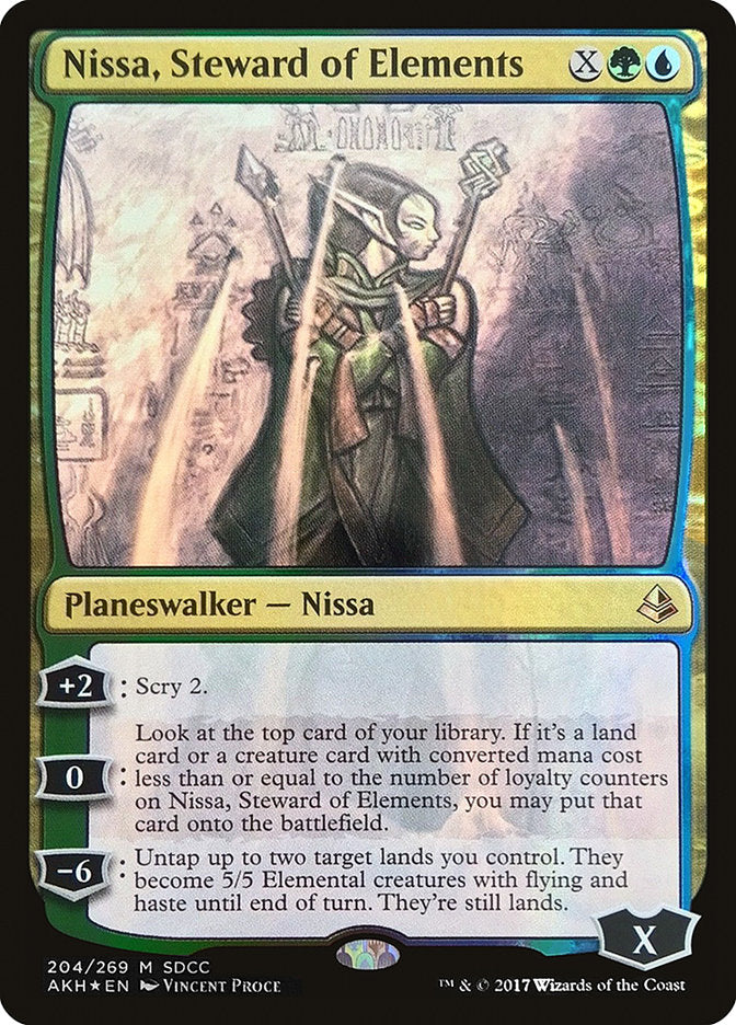 Nissa, Steward of Elements [San Diego Comic-Con 2017] MTG Single Magic: The Gathering | Red Claw Gaming