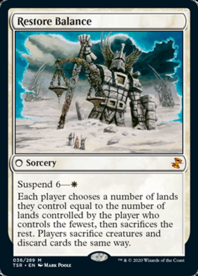 Restore Balance [Time Spiral Remastered] MTG Single Magic: The Gathering | Red Claw Gaming