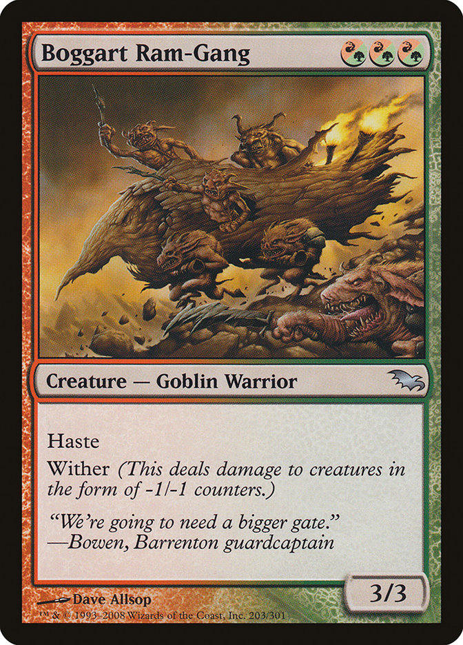 Boggart Ram-Gang [Shadowmoor] MTG Single Magic: The Gathering | Red Claw Gaming