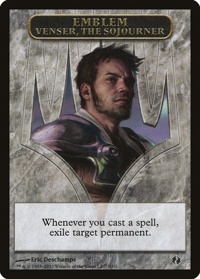 Venser, the Sojourner Emblem [Duel Decks: Venser vs. Koth Tokens] MTG Single Magic: The Gathering | Red Claw Gaming