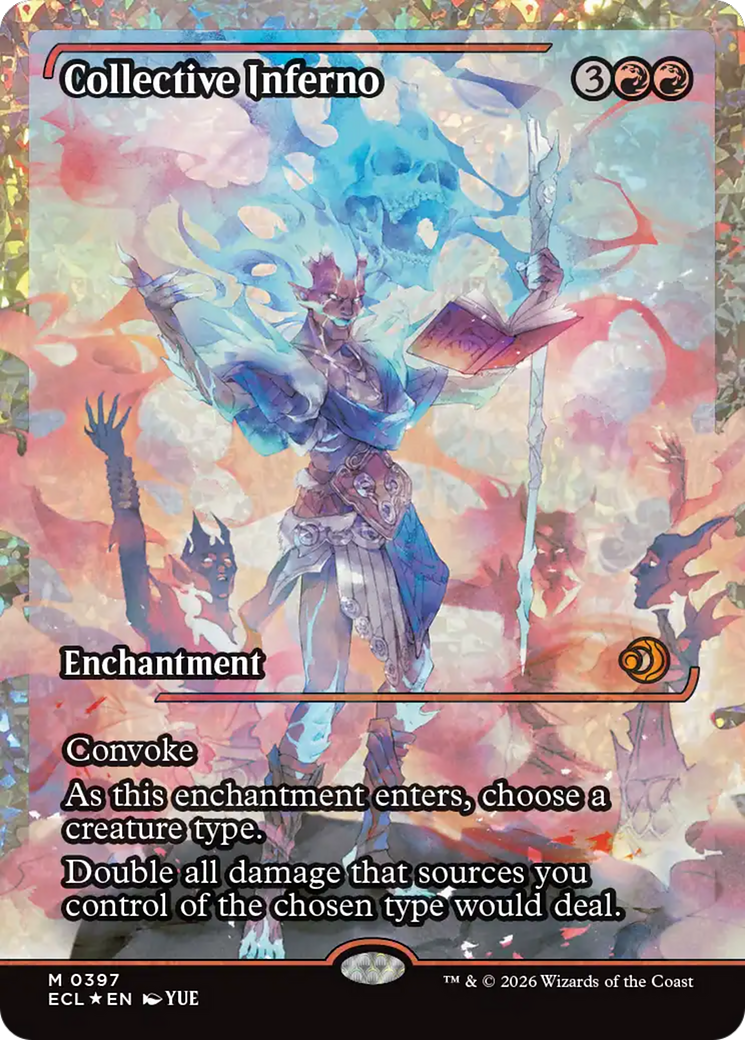 Collective Inferno (Showcase) (Fracture Foil) [Lorwyn Eclipsed] MTG Single Magic: The Gathering | Red Claw Gaming