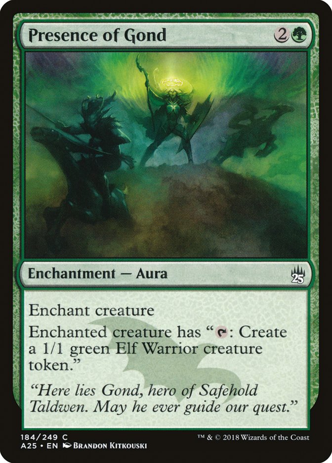 Presence of Gond [Masters 25] MTG Single Magic: The Gathering | Red Claw Gaming