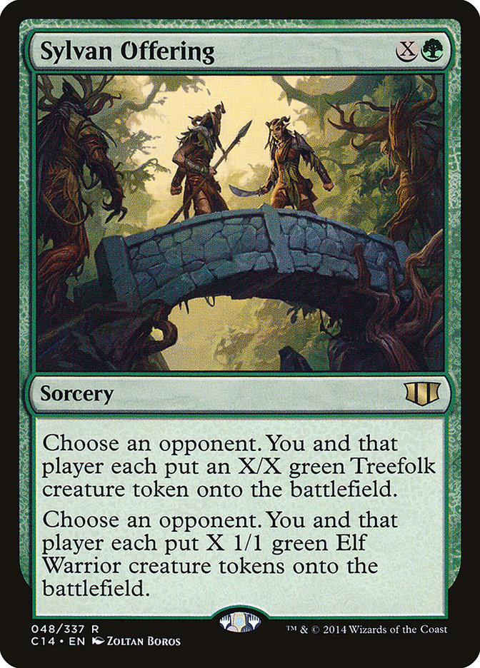 Sylvan Offering [Commander 2014] MTG Single Magic: The Gathering | Red Claw Gaming