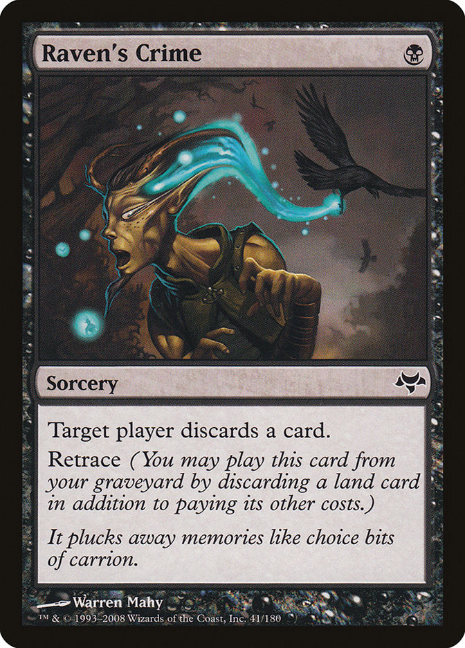 Raven's Crime [Eventide] MTG Single Magic: The Gathering | Red Claw Gaming