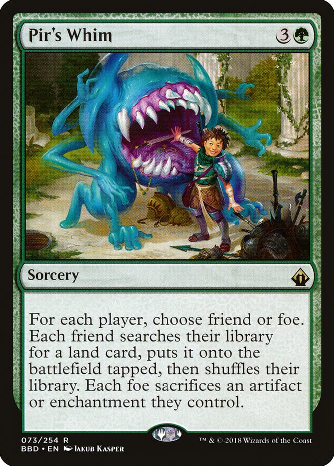 Pir's Whim [Battlebond] MTG Single Magic: The Gathering | Red Claw Gaming