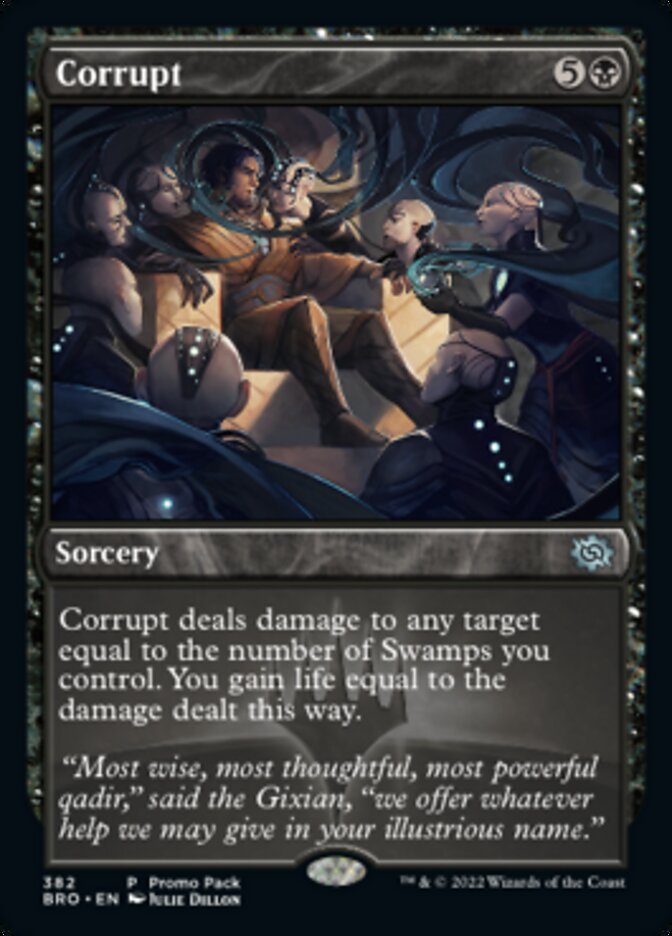 Corrupt (Promo Pack) [The Brothers' War Promos] MTG Single Magic: The Gathering | Red Claw Gaming