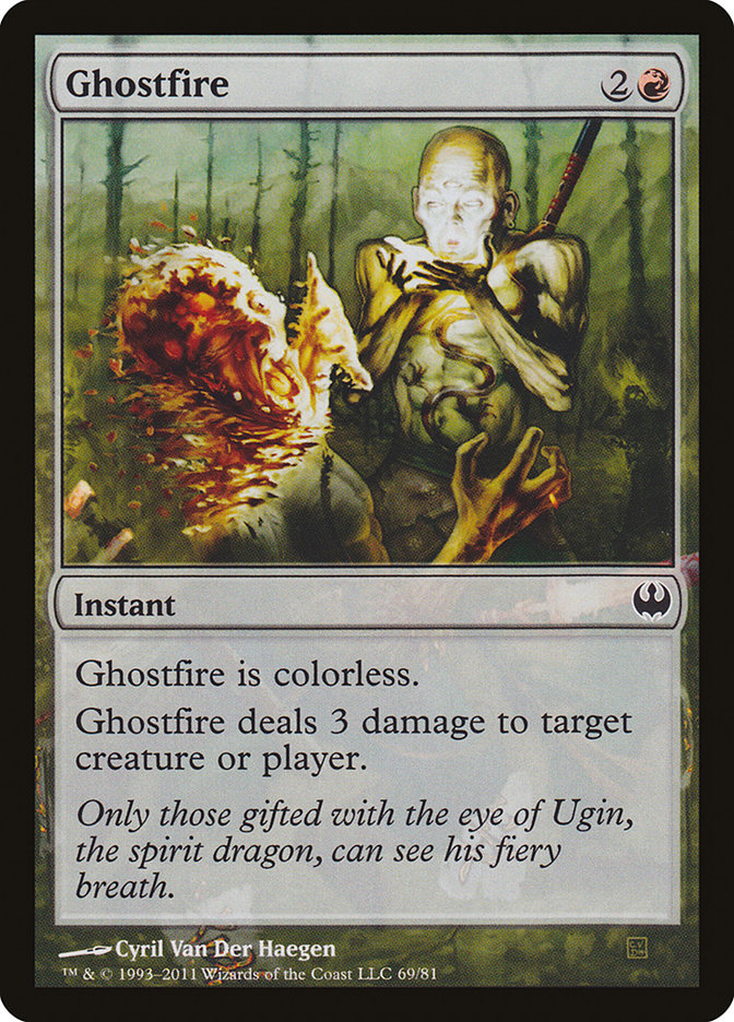 Ghostfire [Duel Decks: Knights vs. Dragons] MTG Single Magic: The Gathering | Red Claw Gaming