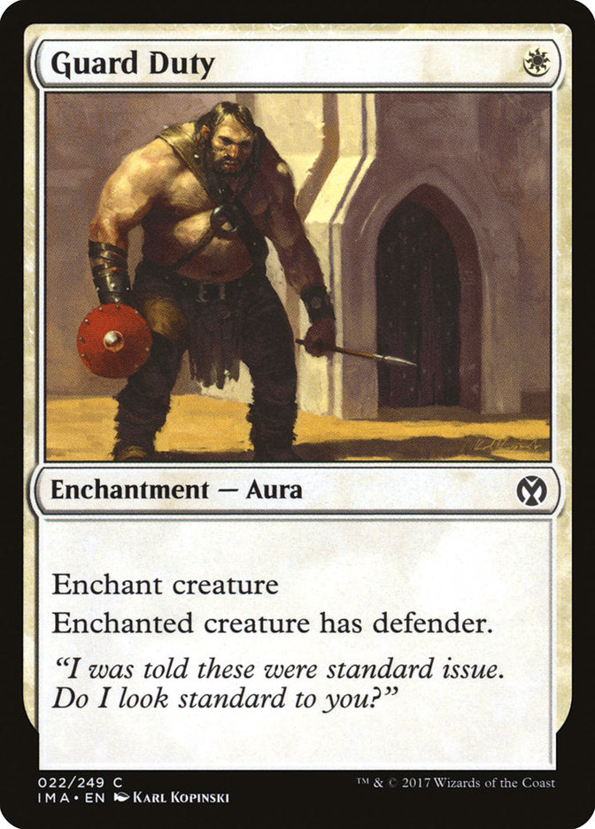 Guard Duty [Iconic Masters] MTG Single Magic: The Gathering | Red Claw Gaming