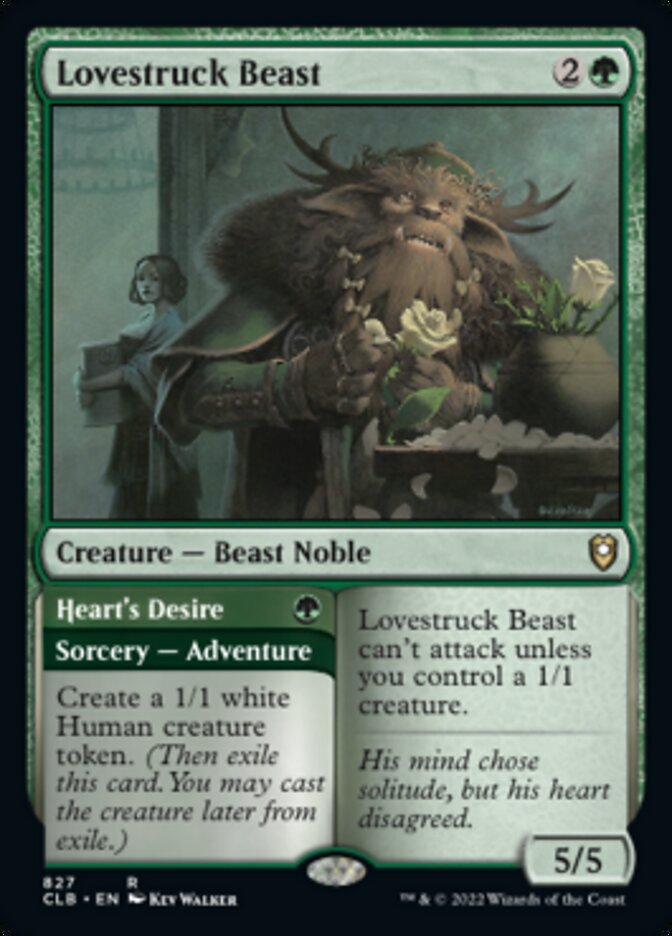 Lovestruck Beast // Heart's Desire [Commander Legends: Battle for Baldur's Gate] MTG Single Magic: The Gathering | Red Claw Gaming