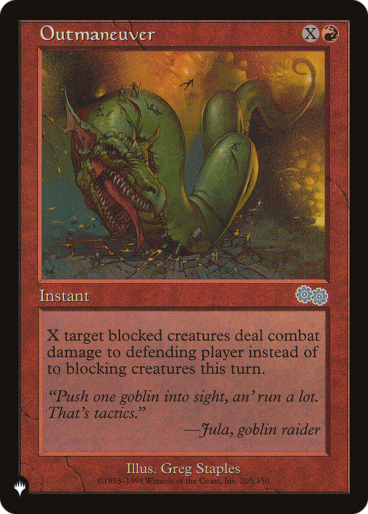 Outmaneuver [The List] MTG Single Magic: The Gathering | Red Claw Gaming