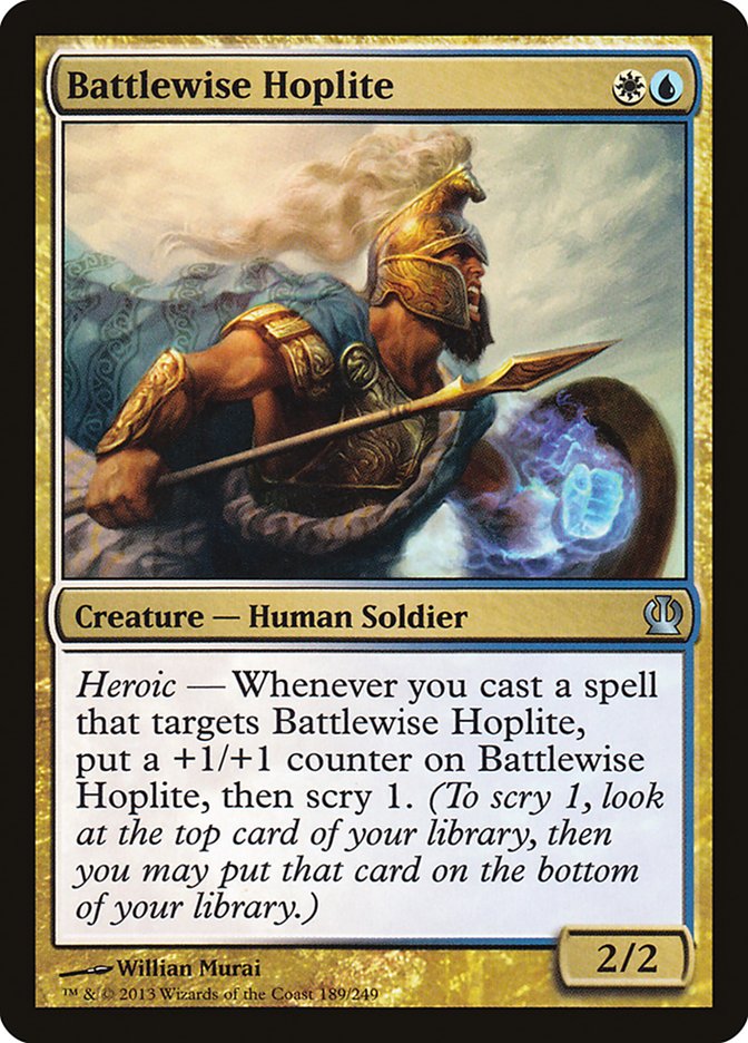 Battlewise Hoplite [Theros] MTG Single Magic: The Gathering | Red Claw Gaming