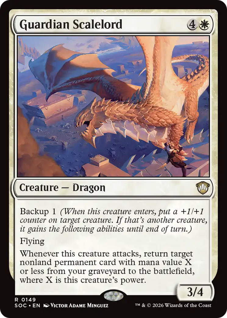 Guardian Scalelord [Secrets of Strixhaven Commander] MTG Single Magic: The Gathering | Red Claw Gaming