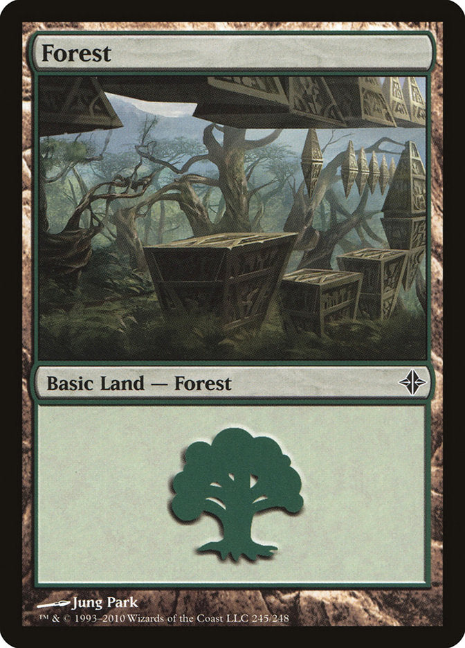 Forest (245) [Rise of the Eldrazi] MTG Single Magic: The Gathering | Red Claw Gaming