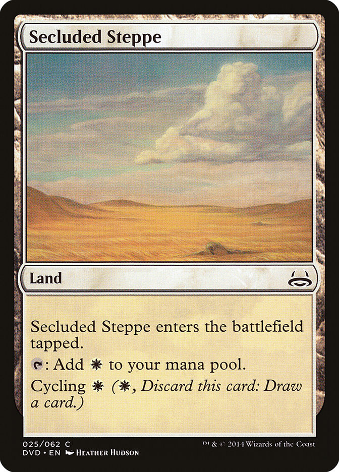 Secluded Steppe (Divine vs. Demonic) [Duel Decks Anthology] MTG Single Magic: The Gathering | Red Claw Gaming
