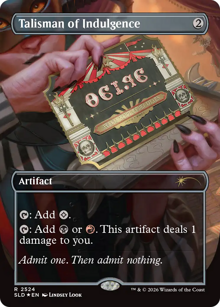 Talisman of Indulgence [Secret Lair Drop Series] MTG Single Magic: The Gathering | Red Claw Gaming