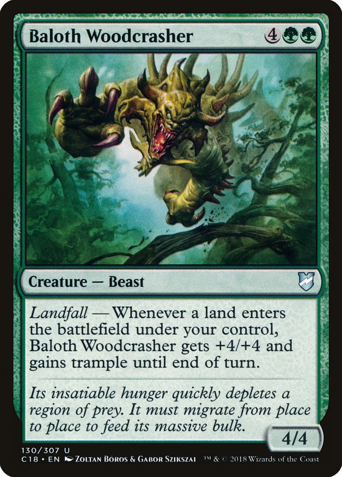 Baloth Woodcrasher [Commander 2018] MTG Single Magic: The Gathering | Red Claw Gaming