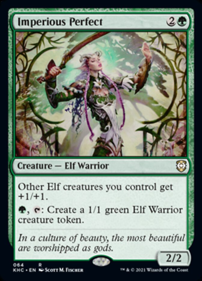 Imperious Perfect [Kaldheim Commander] MTG Single Magic: The Gathering | Red Claw Gaming