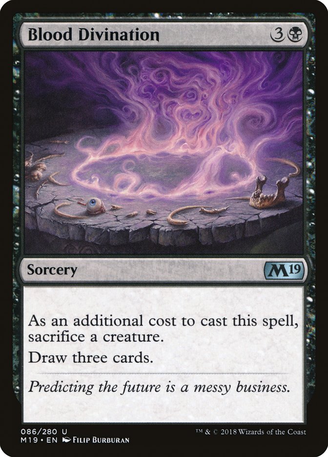 Blood Divination [Core Set 2019] MTG Single Magic: The Gathering | Red Claw Gaming