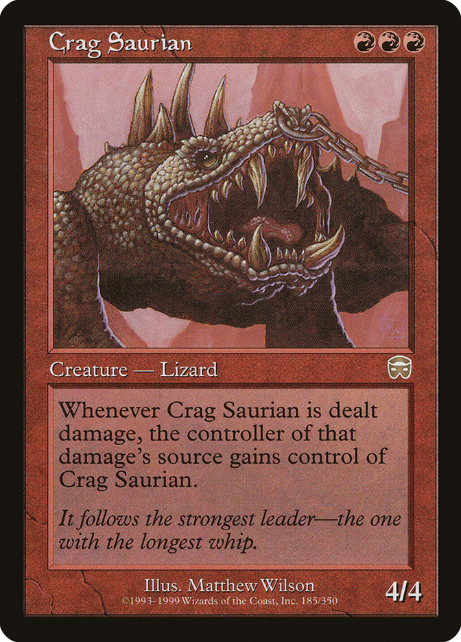 Crag Saurian [Mercadian Masques] MTG Single Magic: The Gathering | Red Claw Gaming