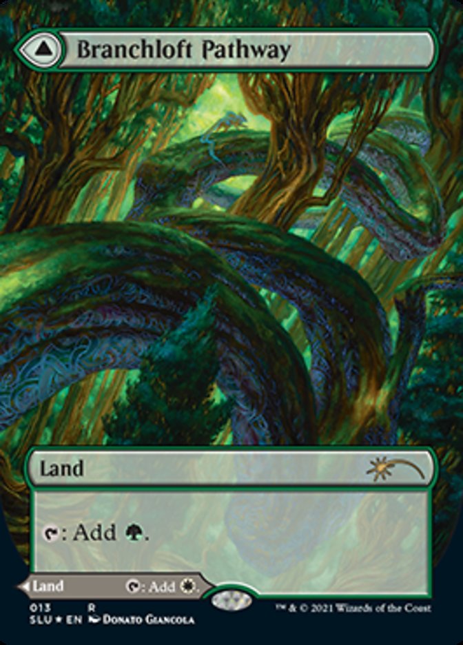 Branchloft Pathway // Boulderloft Pathway (Borderless) [Secret Lair: Ultimate Edition 2] MTG Single Magic: The Gathering | Red Claw Gaming