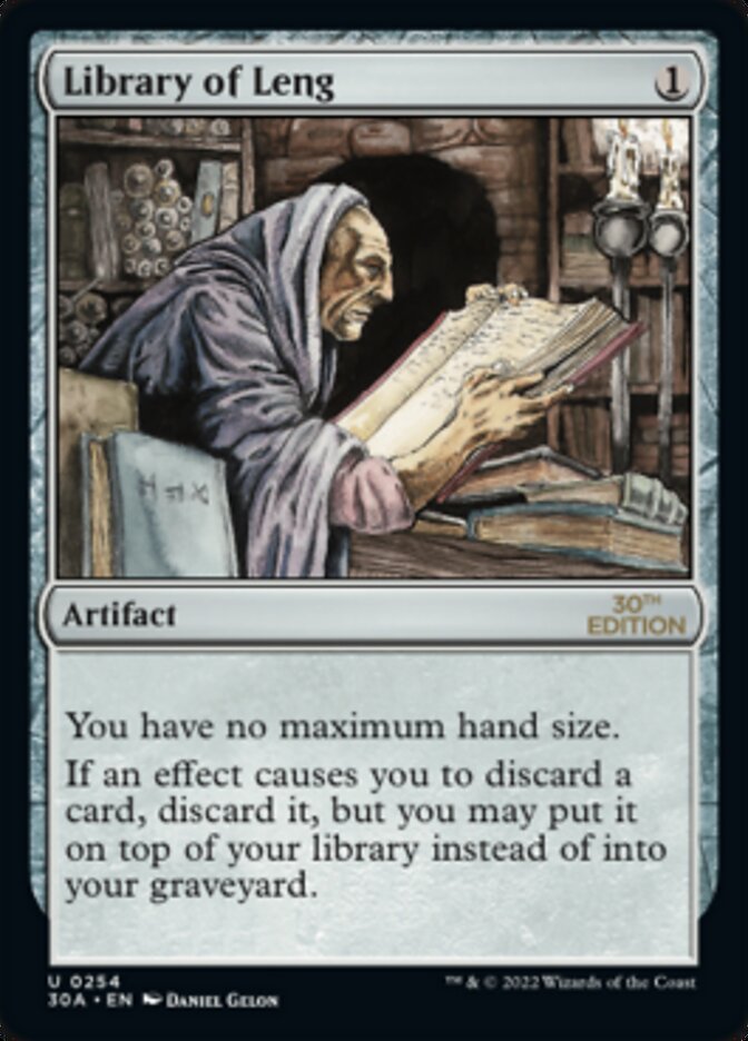 Library of Leng [30th Anniversary Edition] MTG Single Magic: The Gathering | Red Claw Gaming