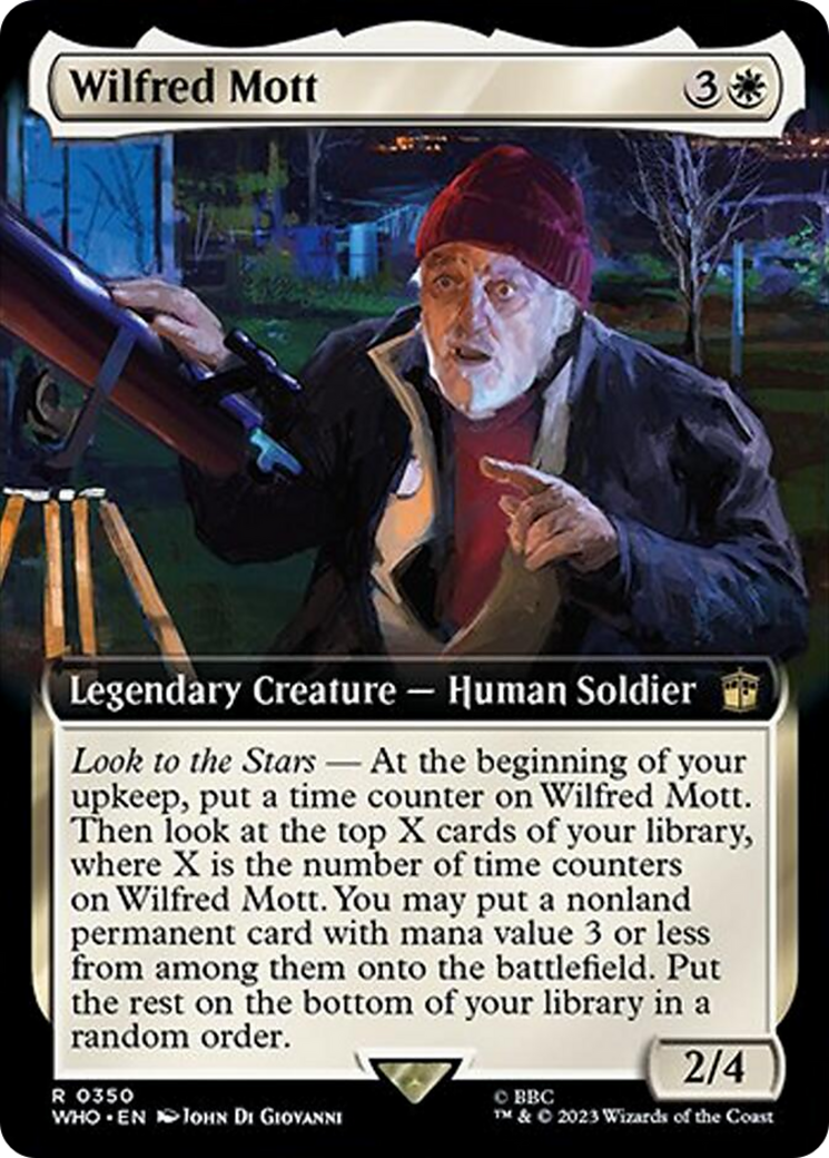 Wilfred Mott (Extended Art) [Doctor Who] MTG Single Magic: The Gathering | Red Claw Gaming