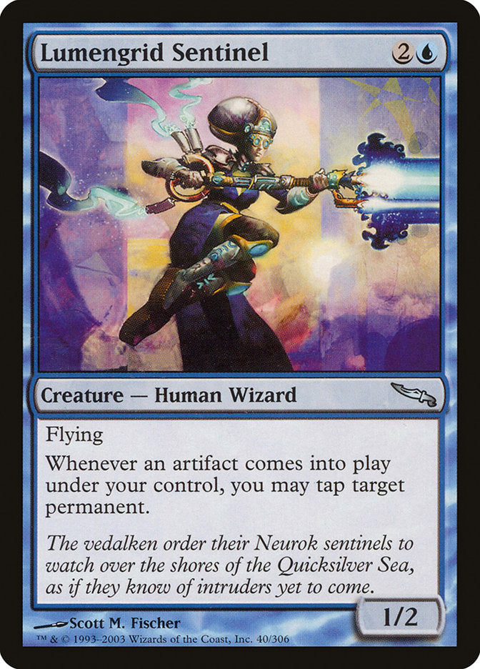 Lumengrid Sentinel [Mirrodin] MTG Single Magic: The Gathering | Red Claw Gaming