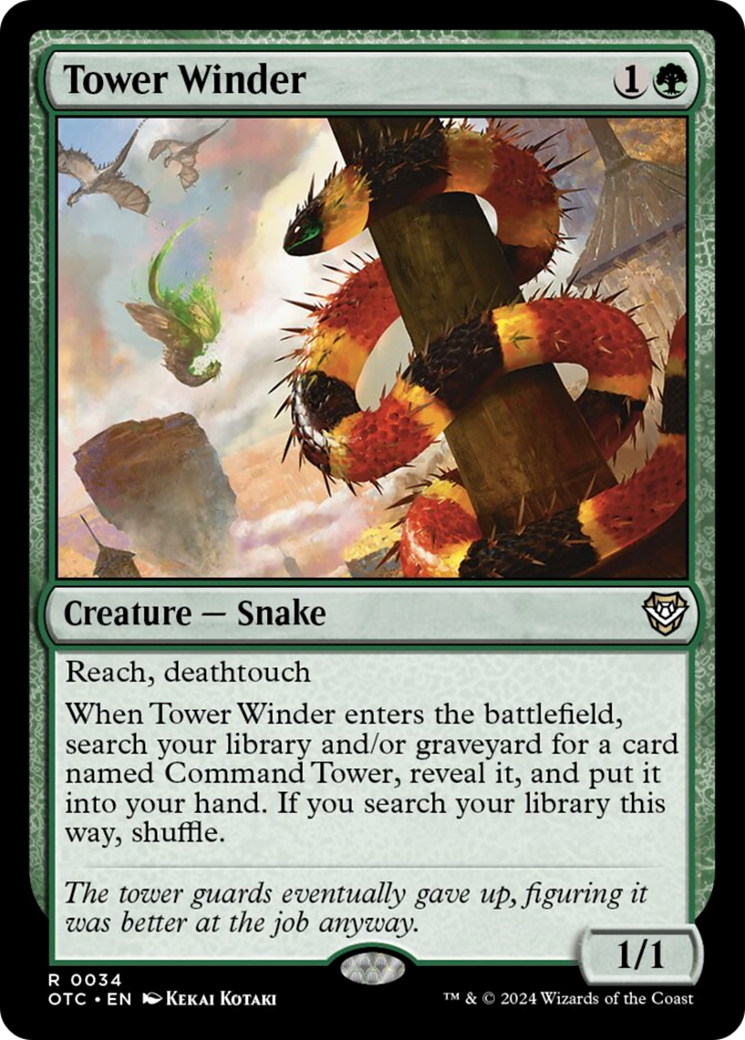 Tower Winder [Outlaws of Thunder Junction Commander] MTG Single Magic: The Gathering | Red Claw Gaming