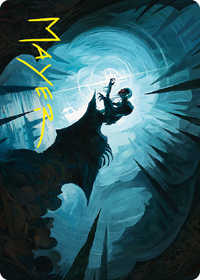 Gollum, Patient Plotter Art Card (Gold-Stamped Signature) [The Lord of the Rings: Tales of Middle-earth Art Series] MTG Single Magic: The Gathering | Red Claw Gaming