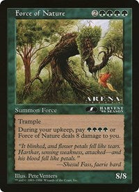 Force of Nature (Oversized) [Oversize Cards] MTG Single Magic: The Gathering | Red Claw Gaming