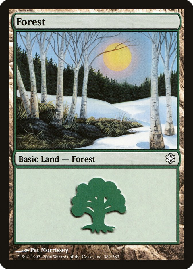 Forest (382) [Coldsnap Theme Decks] MTG Single Magic: The Gathering | Red Claw Gaming