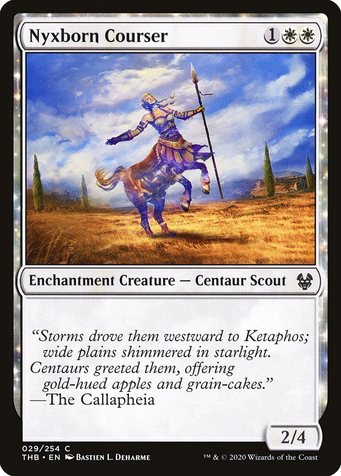 Nyxborn Courser [Theros Beyond Death] MTG Single Magic: The Gathering | Red Claw Gaming